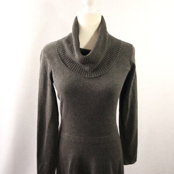 New Chaps By Ralph Lauren Gray Dress Sz Small - Picture 2 of 8